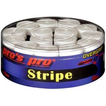 Pros Pro Overgrip Stripe 30er profile blanco