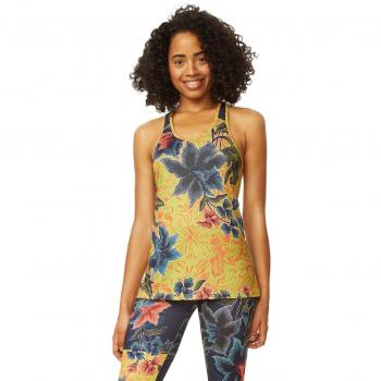 Desigual TS_Racer Geopatch 4013 Camisetas, Mujer, Amarillo
