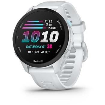 Smartwatch Garmin Forerunner 70 GPS Blanco 42.6mm, Pantalla Táctil AMOLED 1.2, Monitoreo de Frecuencia Cardíaca, Resistencia al Agua 5 ATM