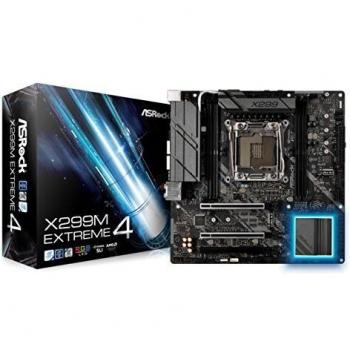 ASRock X299M Extreme4 90-MXB7D0-A0UAYZ - Placa de Base, Color Negro