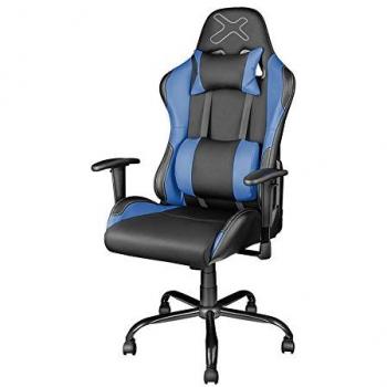 Silla Gaming Phoenix Ajustable en Altura, reclinable 90º con reposabrazos y cojín Lumbar y Cervical