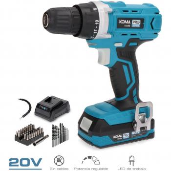 Set de taladro y accesorios Koma Tools Pro Series Atornillador 40 Piezas