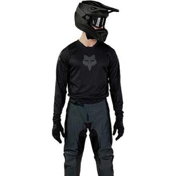 Camiseta de Cross Fox 180 Blackout 2023 - Negra, Hombre, Talla L