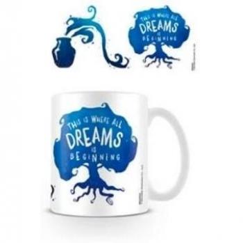 La BFG sueño árbol Taza de cerámica, Multicolor