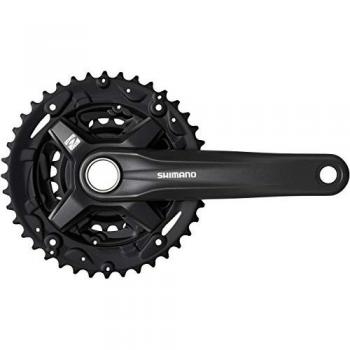 Bielas Shimano Altus MT210 con Platos 3x9V y Guardacadenas, 170 mm, 22/30/40 Dientes