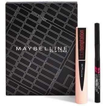 Maybelline New York Set de Maquillaje, Incluye Máscara de Pestañas Total Temptation y Eyeliner Hyper Precise Waterproof