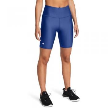 Under Armour Women's Tech Bike Short Leggings - HeatGear, Blue, XS