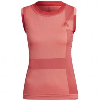 Camiseta de Tirantes Adidas Tapered Premium Mujer - Rosa