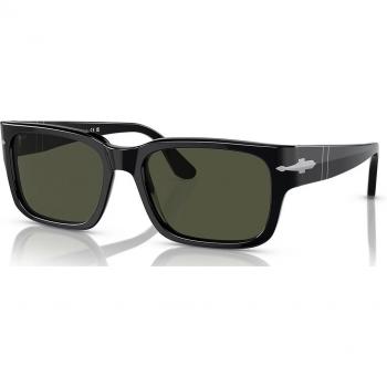 Persol PO3315S 95/31 Men's Square Sunglasses Black Size 55