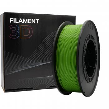 Filamento PLA 1.75mm para Impresión 3D - Bobina de 1kg - Verde Manzana