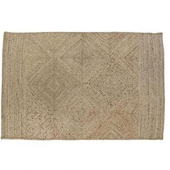 Alfombra DKD Home Decor Marrón Natural 160 x 230 x 1 cm