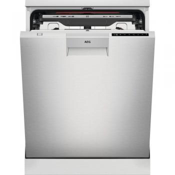 Lavavajillas AEG FFB76717PM Inox 60 cm, 14 Servicios, Tercera Bandeja