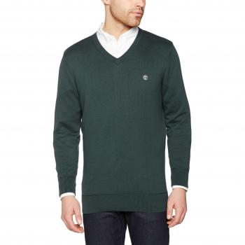 Timberland Williams River V NEC, Suéter para Hombre, Grün