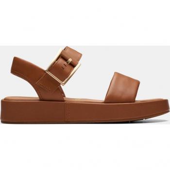 Sandalias de mujer Clarks Alda Strap en piel con diseño de tira tubular