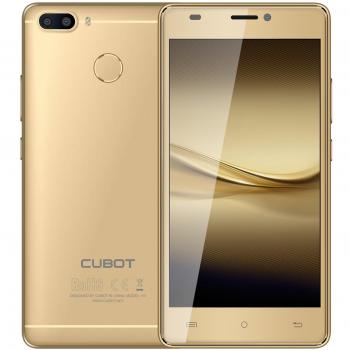 CUBOT H3 Android 7.0 Smartphone Libre 4G-LTE Daul Sim , Batería 6000 mAh, 3GB + 32GB Sensor huella Deteccion，Cámara principal de 16MP/cámara frontal de 13MP, pantalla táctil 5’’ curva 2.5D, GPS,Oro