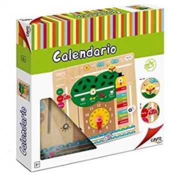 Calendario Educativo Infantil en Madera Multidioma Cayro