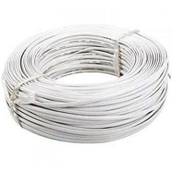 Cable TELEFONO LANBERG Plano 2 Hilos 100M Blanco