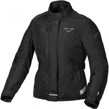 Macna Nivala Chaqueta Textil Impermeable para Mujer - Negra (M)