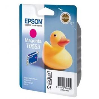 Cartucho de tinta Epson T0553 Magenta para impresoras Stylus Photo R240/R245/RX420/RX425/RX520
