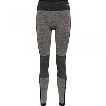 Hummel Clea Women's Mid Waist Seamless Leggings Gray/Black XS