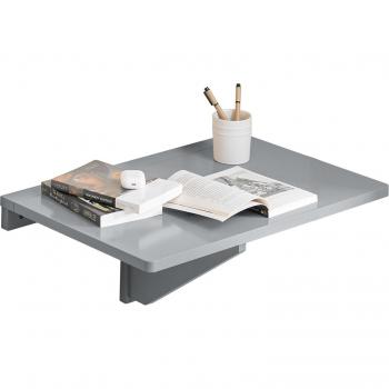 SoBuy FWT03-HG Mesa Plegable de Pared, Hoja Plegable Montada en la Pared, Escritorio Mueble Infantil, Mesa para Portátil y Comer, Dimensiones 60 x 40 cm, Color