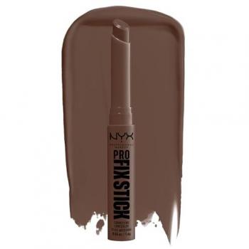 Corrector en Barra NYX Professional Makeup Pro Fix Stick, Tono: Deep Walnut, Duración de hasta 12H, Enriquecido con Ácido Hialurónico, No Transfiere, Fórmula Vegana
