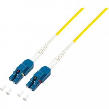 Cable de conexión de fibra óptica LogiLink Uniboot, 2x LC dúplex, OS2, 0,5 m
