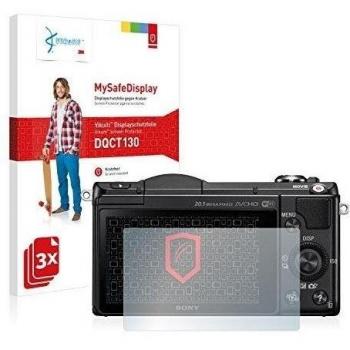 3x Vikuiti MySafeDisplay Protector de Pantalla DQCT130 de 3M para Sony Alpha 5000