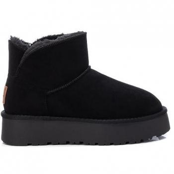 Botín de Mujer Xti 142197 Camel Antelina Suave, Botines de mujer color negro de caña baja, Botín para Mujer Color Negro Talla 35