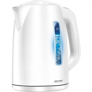 MPM MCZ-66 Hervidor de Agua Eléctrico Inalámbrico, 1.7 Litros, Filtro Anti cal, Base Giratoria 360º, Retroiluminación LED, Resistencia Oc