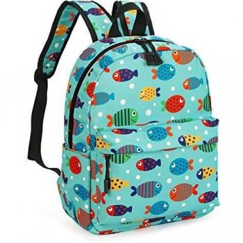 Zicac Mochilas Infantiles, Lona Bolsa Mochila Niño Mochila Bebe Guarderia Mochila Escolar con Animal para Niñas y Niños de 3 a 6 años de Edad