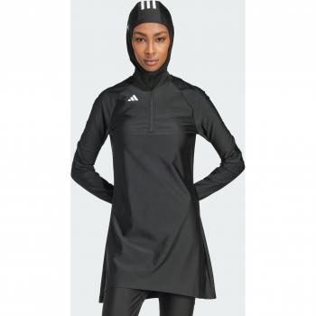 adidas Women's Long Sleeve 3 Stripes Swim Tunic