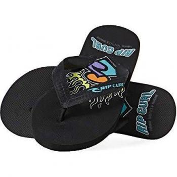 RIP Curl Aloha - Sandalias para niños, color Negro, talla 30 EU