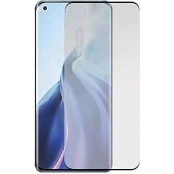 Todotumovil Protector de Pantalla Xiaomi MI 11 Negro de Cristal Templado Vidrio 9H para movil