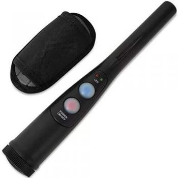 vidaXL Detector de metales localizador negro
