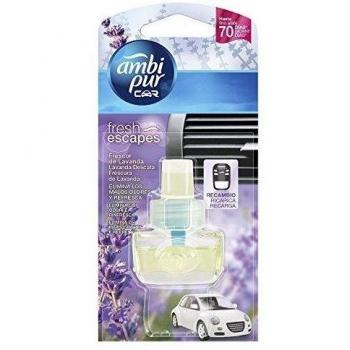 Ambi Pur Lavanda - Recambio de ambientador para coche, 7 ml