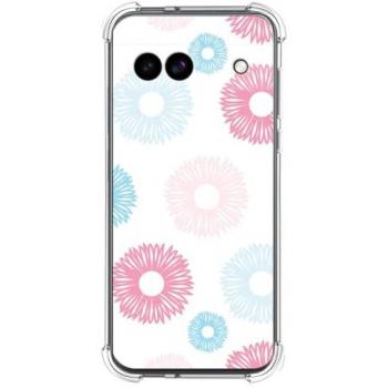 Funda Antigolpes de Silicona para Google Pixel 8a 5G con Diseño de Flores 06