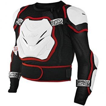 SHOT chaleco de protección Anatomic talla negro, color blanco, talla S