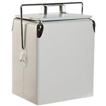 Nevera Fijalo de Acero PVC 17L Blanca 32x24x36cm