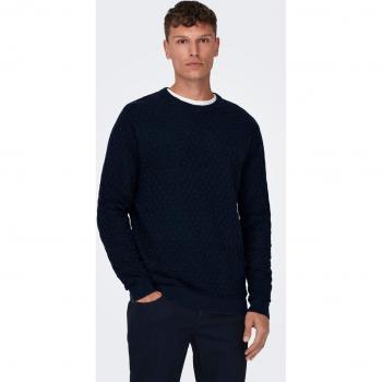 Only & Sons Jersey ONSKALLE REG 12 STRUC CREW KNIT NOOS
