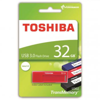 Toshiba TransMemory U302 32GB USB 3.0 Rojo unidad flash USB - Memoria USB