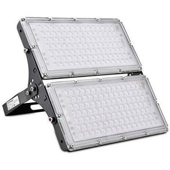 Sararoom Proyector LED Exterior 200W 20000LM Focos LED Exterior, 3000K Blanco cálido Focos LED IP65 Impermeable Proyector Reflector LED Iluminación de seguridad para Jardín Garaje Almacén Terrazas
