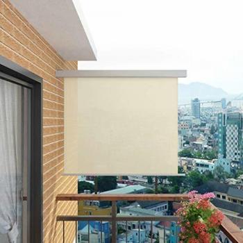 Multi-functional Cream Balcony Side Awning 59.1x78.7 (150x200 cm)