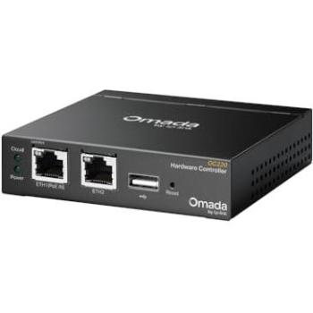 Controlador de Red TP-Link Omada OC220, Gestión Centralizada, 10/100/1000 Mbit/s, Soporta hasta 100 APs y 20 Switches