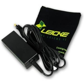 LEICKE® Eco - Cargador para ACER Aspire One 722 AO722 AO521 AO532h AO533 AO753 AOD255 AOD257 AOD260 D250 D255 D255e D257 Iconia Tab W500 AOHAPPY Aspire 1830 1830T 1830TZ TravelMate 8172 8172T 19V 2.1A 40W