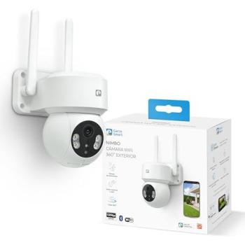 Cámara de Vigilancia WiFi IP 360º Exterior Inteligente con Visión Nocturna, Audio Bidireccional y Detección de Movimiento