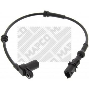 Sensor ABS MAPCO 86704 - Sensor de velocidad de rueda, compatible con vehículos específicos, fabricado por MAPCO, diseñado para asegurar un rendimiento óptimo del sistema de frenos antibloqueo (ABS), incluye conectores y especificaciones