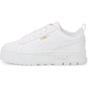 Zapatillas de Piel Puma Mayze blancas para niña - Talla 31