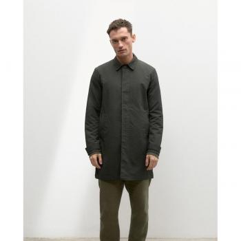 Chaqueta Chubasquero Beraldialf Ecoalf para hombre, resistente al agua y con botones ocultos