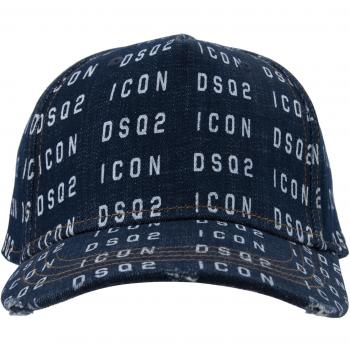 Dsquared2 Denim Icon Baseball Cap Blue male ONE SIZE